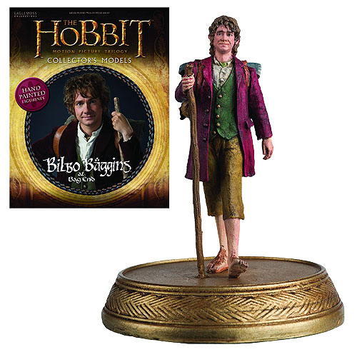 The Hobbit Bilbo Baggins Figure with Collector Magazine #3